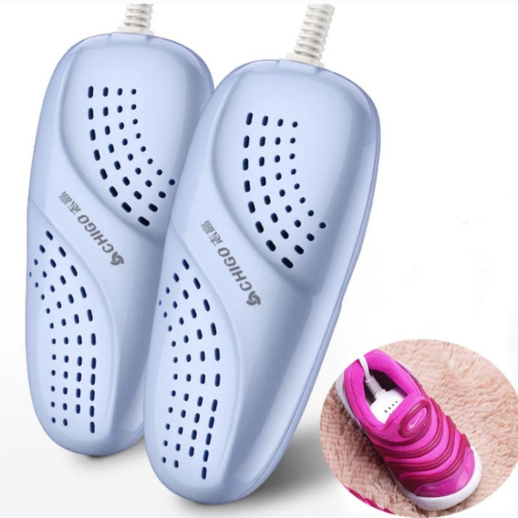 Chigo 220V Shoe Dryer Household Adult And Child Warm Shoe Dryer, CN Plug, 07 Children Blue, 07 Children Pink, 07 Adult Ordinary, 07 Adult Retractable, Adult Timing, Telescopic Timing, 02 Models, 02 Timing, Children White Timing 07 Children Blue