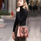 4 in 1 All-Match Messenger Handbag Ladies Fashion Large-Capacity Bag, White, Red Wine, Green, Black, Gray, Brown, Pink