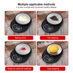 Home Kitchen Electronic Scale High Precision Stainless Steel Jewelry Scale, Hemming 5kg/1g, No Edging 5kg/1g, Hemming 3kg/0.1g, No Edging 3kg/0.1g, Hemming 5kg/0.1g, No Edging 5kg/0.1g