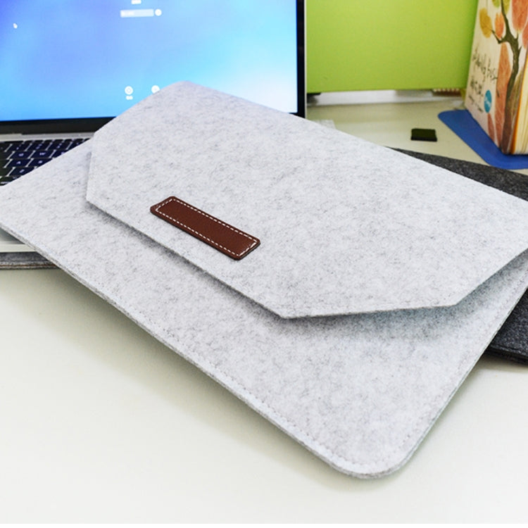 Portable Air Permeable Felt Sleeve Bag for MacBook Laptop, with Power Storage Bag, 12 inch, 13 inch, 15 inch, 11 inch – Durable Build, Easy to Use