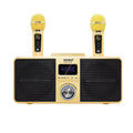SDRD SD309 Wireless Microphone Bluetooth Audio All-In-One Machine Golden