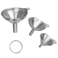 3 in 1 Stainless Steel Funnel Mini Funnel Oil Leaking Wine Leaking Integrated Liquid Dispenser Set, Oil Leaking Oil Leaking