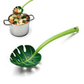 Green Leaf Colander Noodle Spoon Colander, Noodle Spoon Noodle Spoon