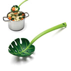 Green Leaf Colander Noodle Spoon Colander, Noodle Spoon Noodle Spoon