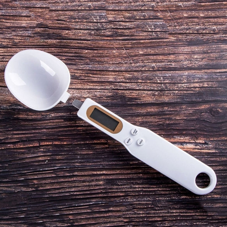 ABS Electronic Measuring Spoon Spoon Weighing Measuring Tool, Specification: 500g/0.1g, 500g/0.1g ABS White, 500g/0.1g ABS Black 500g 0.1g ABS White