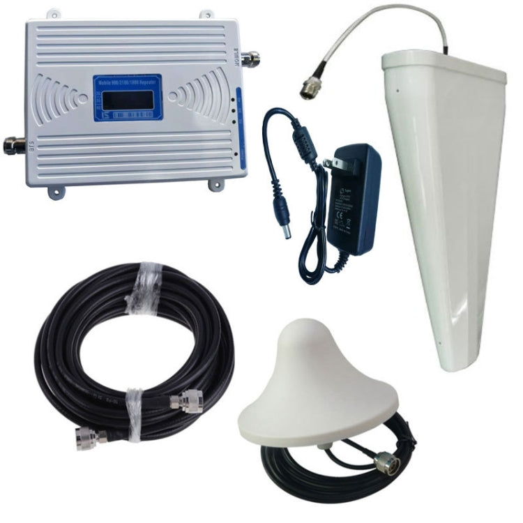 A002 3 in 1 4G Signal Booster Mobile Phone Signal Amplifier, Full Set Full Set
