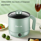 Multi-Function Electric-Cooker Mini Dormitory Student Cooking Rice Stir Frying Non-Stick Pot, 110V US Plug, White Manual Single Pot, White Manual Style with Steaming Grid, White Smart Single Pot, White Smart With Steaming Grid, Green Manual Single...