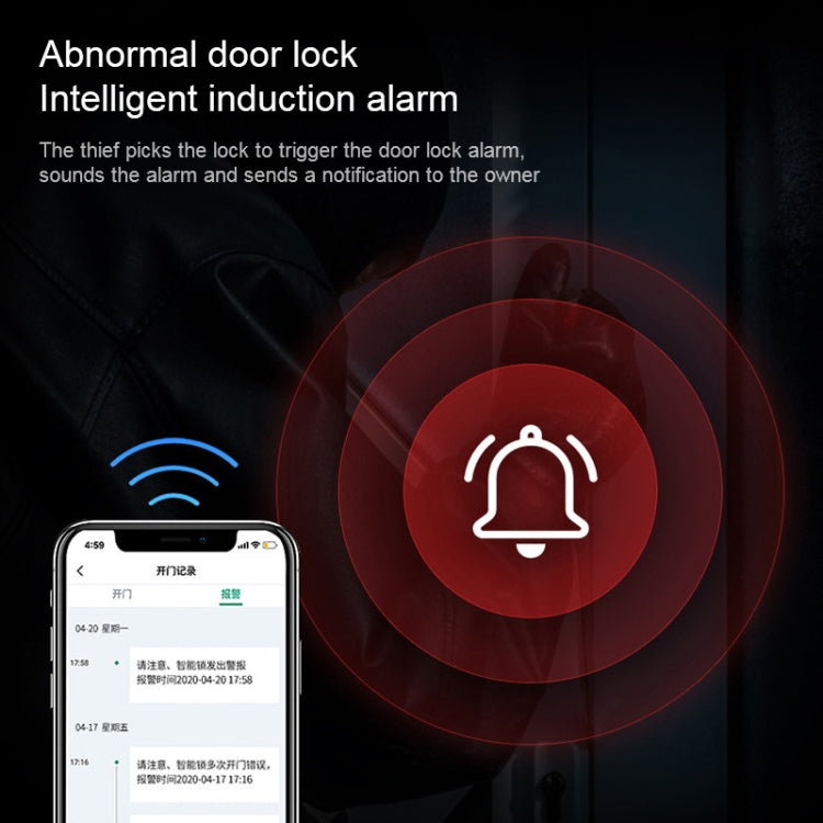 Smart Wifi Anti-Theft Fingerprint Password Lock Mobile Phone Remote Control Electronic Door Lock Magnetic Card Lock, SM-SL808 Automatic Black, SM-SL808 Automatic Bronze – Magnetic