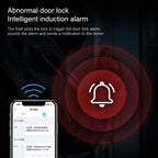 Smart Wifi Anti-Theft Fingerprint Password Lock Mobile Phone Remote Control Electronic Door Lock Magnetic Card Lock, SM-SL808 Automatic Black, SM-SL808 Automatic Bronze – Magnetic