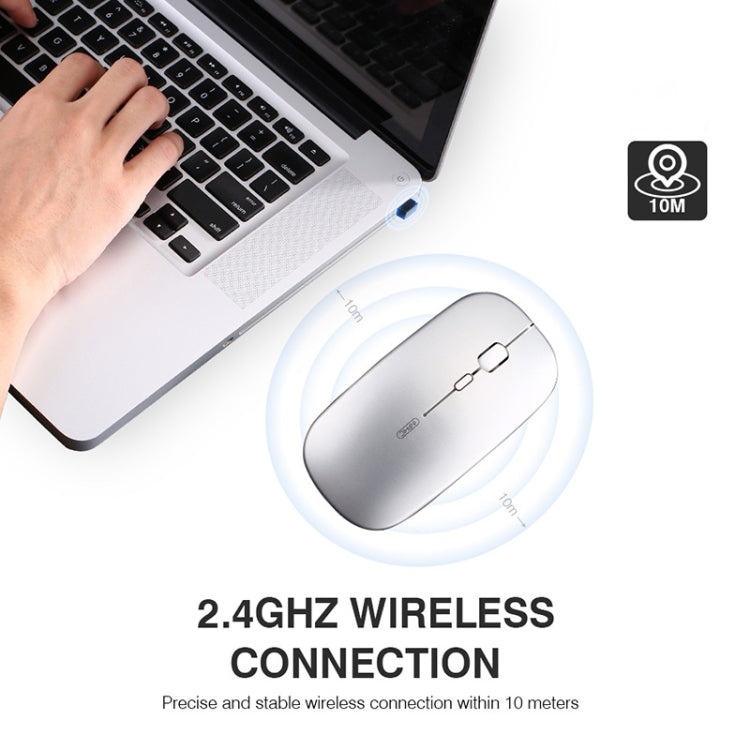 Inphic PM1 Office Mute Wireless Laptop Mouse, Battery Display – Leather