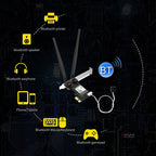 CF-AX200 SE 3000Mbps PCI-E Dual Band Frequency Bluetooth Wireless Network Card – Card Slot, Bluetooth