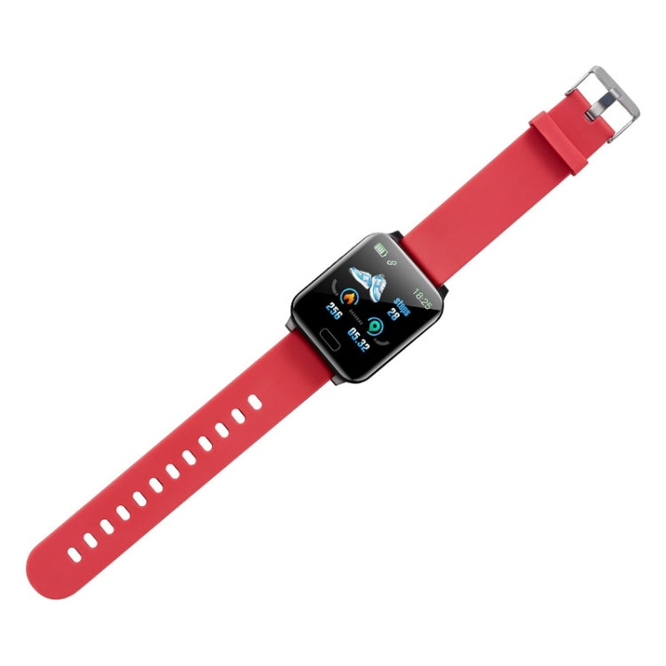Y12 1.1 inch Screen Smart Bracelet, IP67 Waterproof, Support NFC/ Bluetooth Call/ Sleep Monitoring/ Heart Rate Monitoring/ Blood Pressure Monitoring, Blue, Black, Red Red