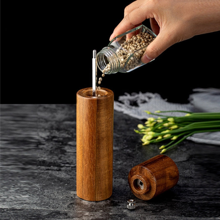 Wooden Pepper Grinder Household Sea Salt Manual Seasoning Bottle Kitchen Tool, Style 1 Style 1