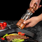 Wooden Lighthouse Shape Pepper Grinder Household Manual Sea Salt Grinding Tool, Style 2