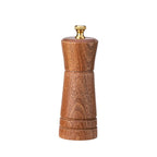Wood Pepper Grinder Kitchen Household Manual Solid Pepper Powder Black Pepper Mill Grinder Bottle Seasoning Jar, Style 3, 5 inch, Style 3, 8 inch Style 3, 5 inch