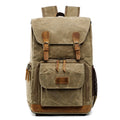 Batik Canvas Waterproof Photography Bag Outdoor Wear-resistant Large Camera Photo Backpack Men for Nikon / Canon / Sony / Fujifilm – Waterproof, Wear-resistant Khaki