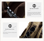 Batik Canvas Waterproof Photography Bag Outdoor Wear-resistant Large Camera Photo Backpack Men for Nikon / Canon / Sony / Fujifilm – Waterproof, Wear-resistant