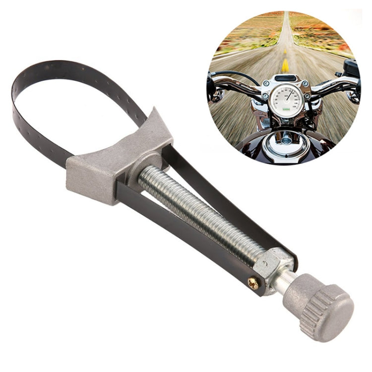 Car Auto Oil Filter Removal Tool Strap Wrench Diameter Adjustable 60mm To 120mm, 60-120mm 60-120mm