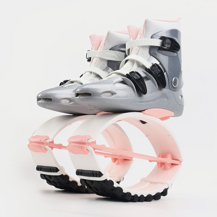 Jumping Shoes Bounce Shoes Indoor Sports Rebound Shoes, 33/35 (Pink White), 33/35 (Green And White), 36/38 (Pink White), 36/38 (Green And White), 36/38 (Orange Black), 36/38 (Green And Black), 39/41 (Green And White), 39/41 (Orange Black)        ... 33 35 (Pink White)