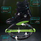 Jumping Shoes Bounce Shoes Indoor Sports Rebound Shoes, 33/35 (Pink White), 33/35 (Green And White), 36/38 (Pink White), 36/38 (Green And White), 36/38 (Orange Black), 36/38 (Green And Black), 39/41 (Green And White), 39/41 (Orange Black)        ...