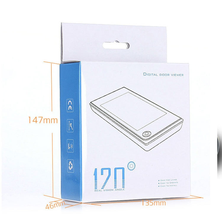 SF520A 2.0 Million Pixels Wireless Anti-Theft Smart Video Doorbell with 3.5 inch Display Screen – Durable Build, Easy to Use