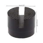 Floor Slotted Car Rubber Jack Pad Frame Protector Adapter Jacking Disk Pad Tool, Rubber Jack