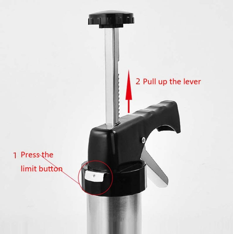 Multi-Function Stainless Steel Piping Gun Set Cookie Biscuits Hand Pressing Biscuit Machine Household DIY Baking Tools, 16 in 1(Silver) – Durable Build, Easy to Use
