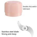 Household Vegetable Cutting Electric USB Garlic Masher Baby Mini Cooking Machine Baby Food Supplement Machine, 250ml, 100ml + 250ml, 100ml