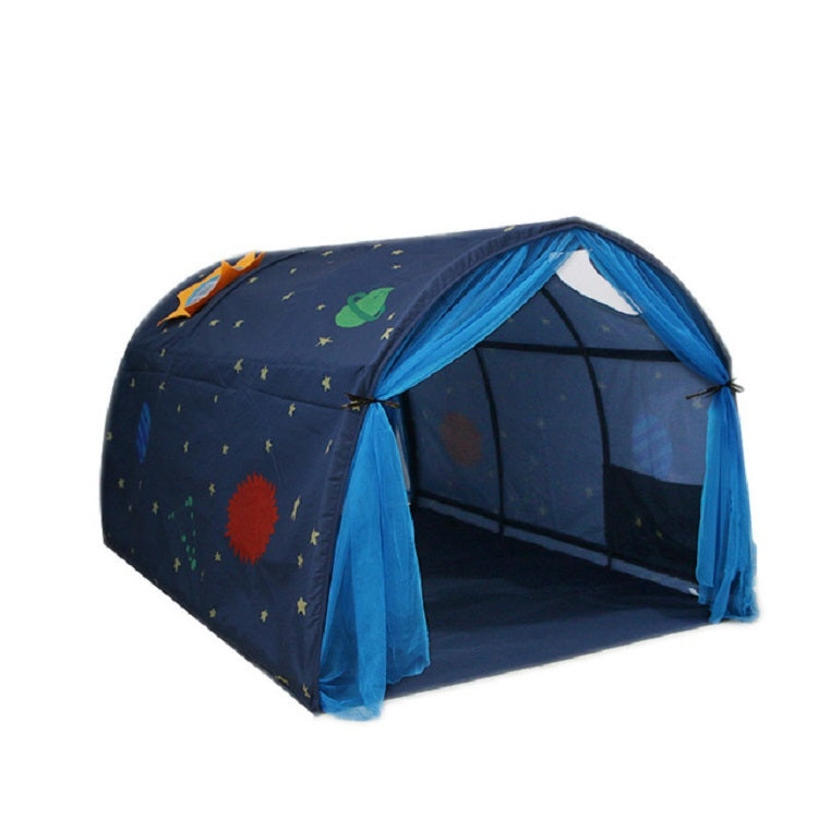Children Home Bed Crawl Tunnel Game House Tent, Pink, Blue with Mosquito Net, Pink with Mosquito Net – Durable Build, Easy to Use Blue with Mosquito Net
