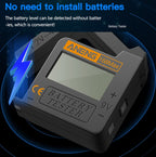 2 PCS ANENG 168MAX Portable Battery Tester High-Precision Battery Power Tester Battery Capacity Tester