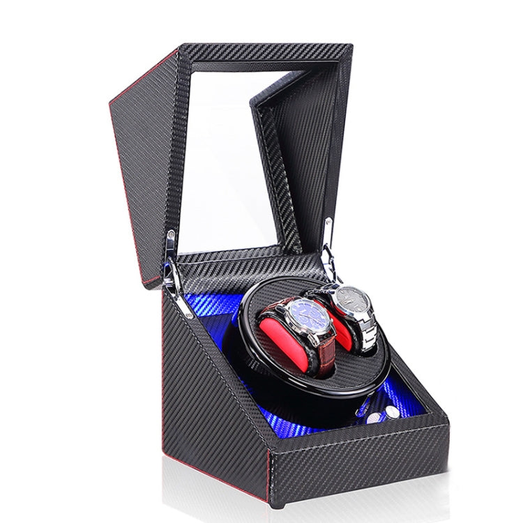 Watch Shaker Automatic Mechanical Watch Rotating Motor Winding Box, US... Pure Carbon Fiber Pattern Pure Carbon Fiber Pattern