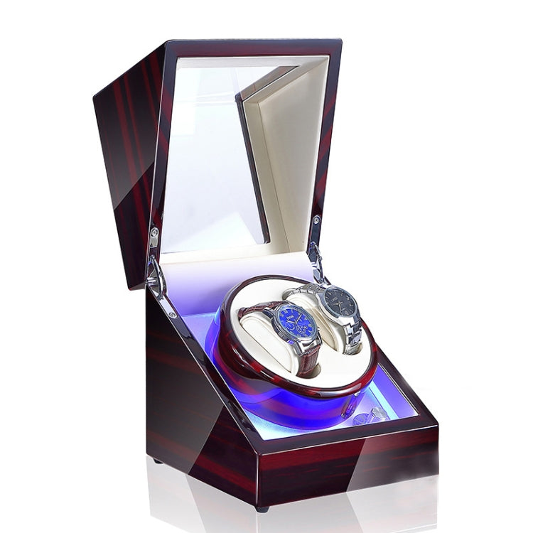 Watch Shaker Automatic Mechanical Watch Rotating Motor Winding Box, US... Ebony White Ebony White