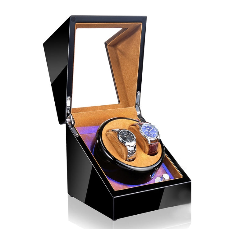 Watch Shaker Automatic Mechanical Watch Rotating Motor Winding Box, US... Black Camel Flannel Black Camel Flannel