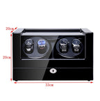Electric Motor Rotating Watch Box Automatic Mechanical Watch Shaker, US...