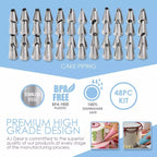 205 in 1 Cake Decorating Turntable Set Cake Decorating Mouth Baking Utensils, 205 PCS/Set – Non-slip