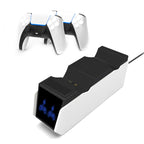 iPega SND-462 Handle Contact Double Charger Game Handle Charger For PS5, SND-462(US Plug), SND-462((EU Plug)