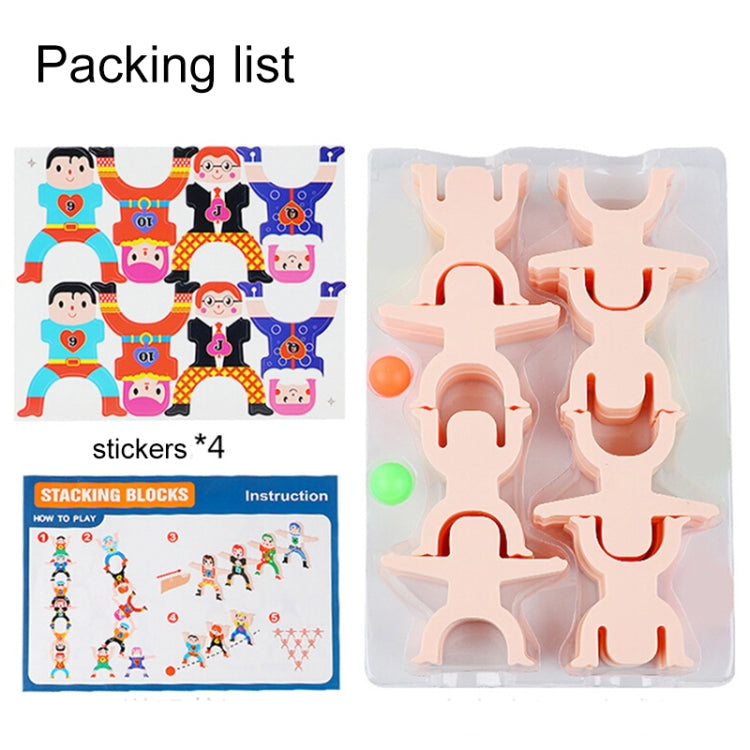 Children Parent-Child Stacking Block Game Balance Acrobatic Troupe Decompression Toy, Hercules