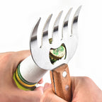 2 PCS Bear Claw Meat Divider Barbecue Tool Multifunctional Meat Shredder, Primary Colors, Red