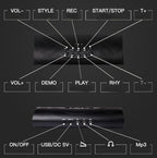 Hand-Rolled Drum Set Color Electronic Drum Lithium Battery Rechargeable Silicone Drum Set, MD862C – TPU