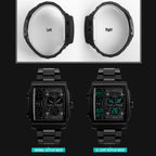 SKMEI 1274 Men Fashion Electronic Watch Multifunctional Outdoor Sports Watch, Red, Blue, Black, Golden