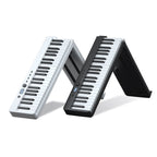 Wersi 88-Key Foldable Portable Electronic Piano Keyboard For Beginners Practice Piano, CN Plug, USB White, USB Black – Bluetooth, Ultra-thin