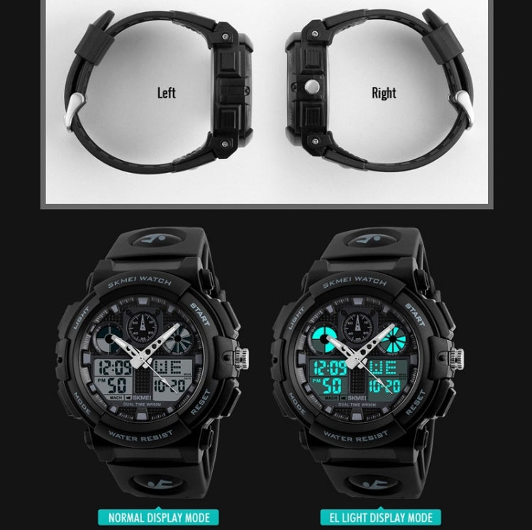 1270 Men Waterproof Dual Display Digital Watch Outdoor Sports Watch,...