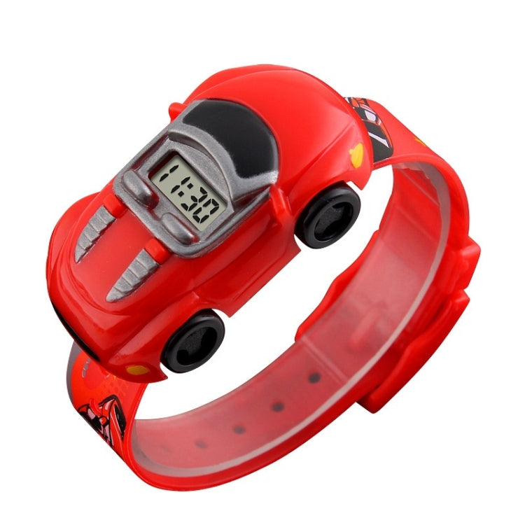 SKMEI 1241 Fashion Cute Cartoon Car Children Digital Watch, Yellow, Red, Blue, Black, Light Blue Red