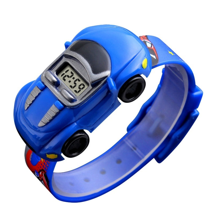 SKMEI 1241 Fashion Cute Cartoon Car Children Digital Watch, Yellow, Red, Blue, Black, Light Blue Blue