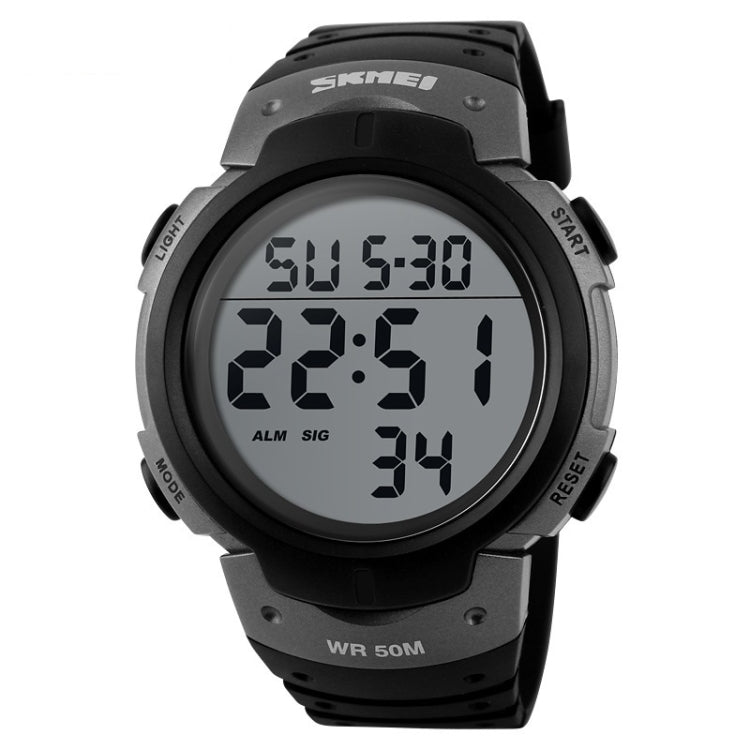1068 Men Waterproof Outdoor Sports Digital Watch Student Fashion Watch,... Titanium