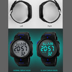 1068 Men Waterproof Outdoor Sports Digital Watch Student Fashion Watch,...
