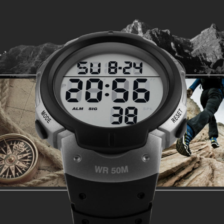 1068 Men Waterproof Outdoor Sports Digital Watch Student Fashion Watch,...