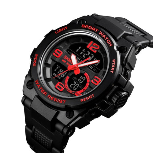 SKMEI 1452 Outdoor Sports Electronic Watch Multifunctional Waterproof Watch, Red, Blue, Black, Golden, Apricot, ArmyGreen
