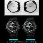 1357 Mens Multifunctional Sports Digital Watch Student Waterproof...