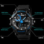1357 Mens Multifunctional Sports Digital Watch Student Waterproof...